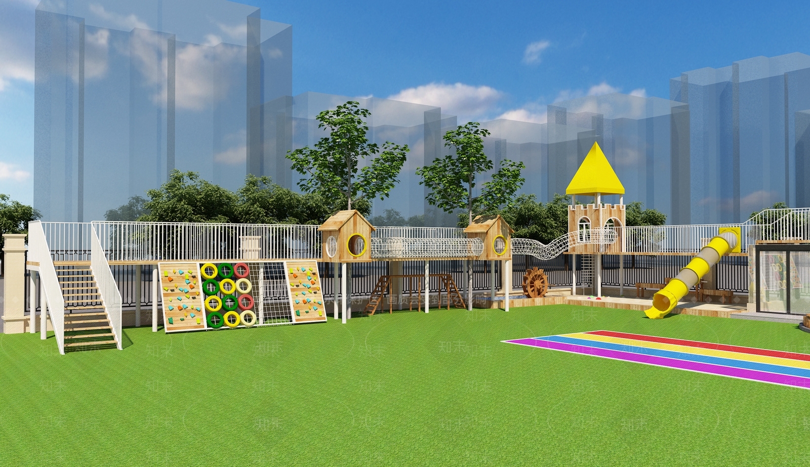 幼儿园3D模型下载【ID:1160273203】