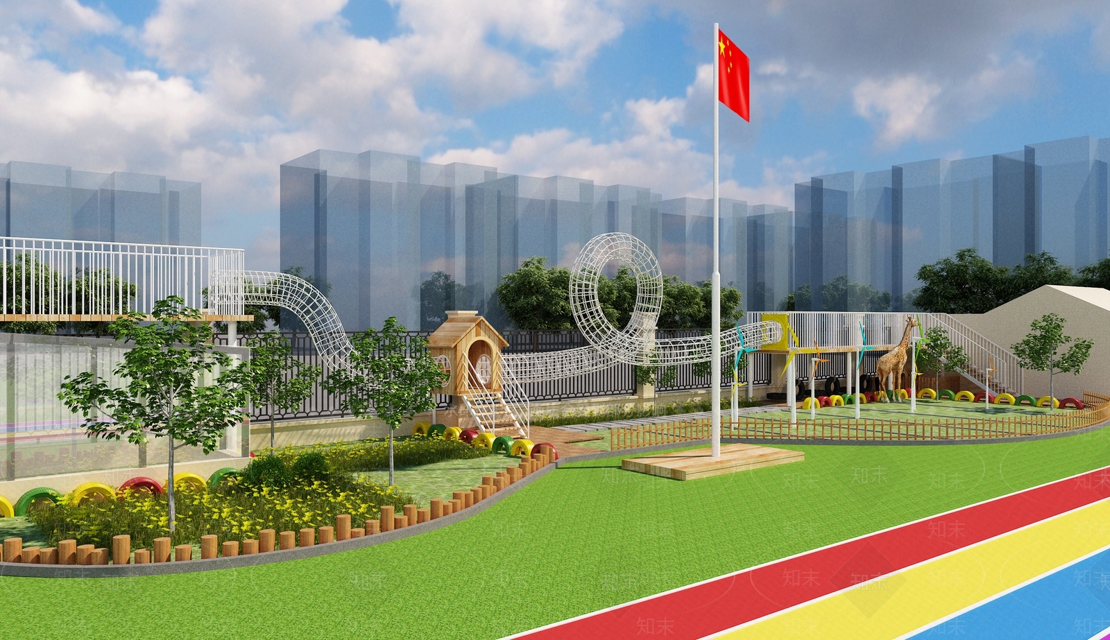 幼儿园3D模型下载【ID:1160273203】