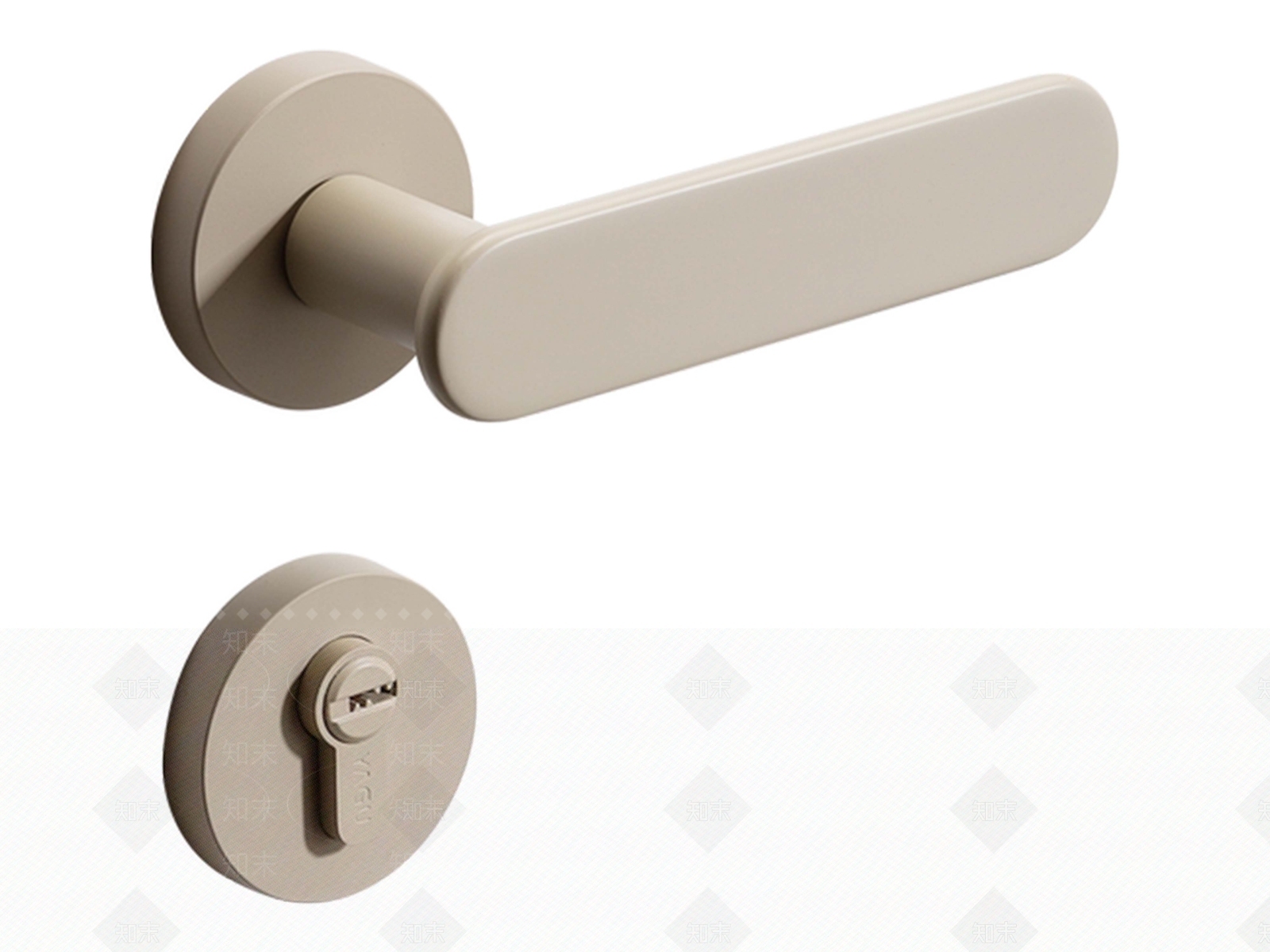 现代奶油风门把手3D模型下载【ID:1160280911】