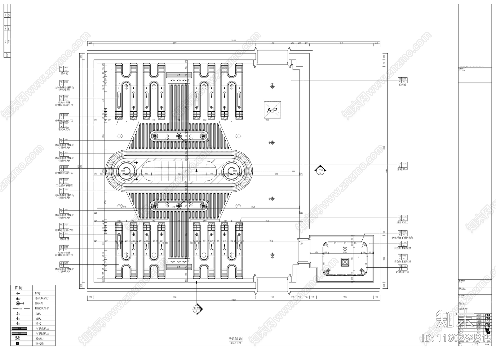 PARTY包房cad施工图下载【ID:1160284315】