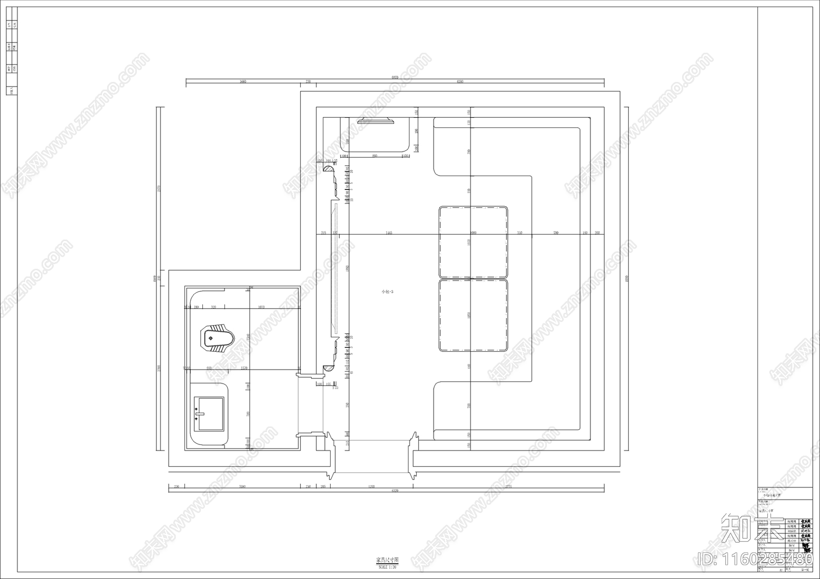 PARTY包房施工图下载【ID:1160285480】