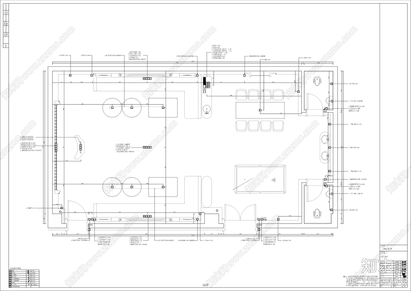 PARTY包房施工图下载【ID:1160286642】