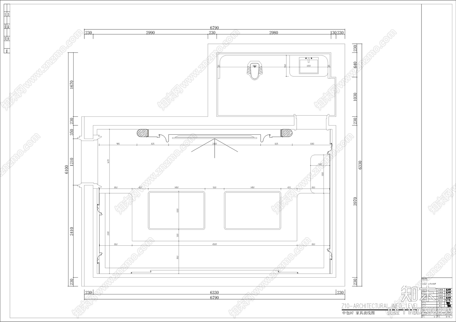 PARTY包房cad施工图下载【ID:1160286859】