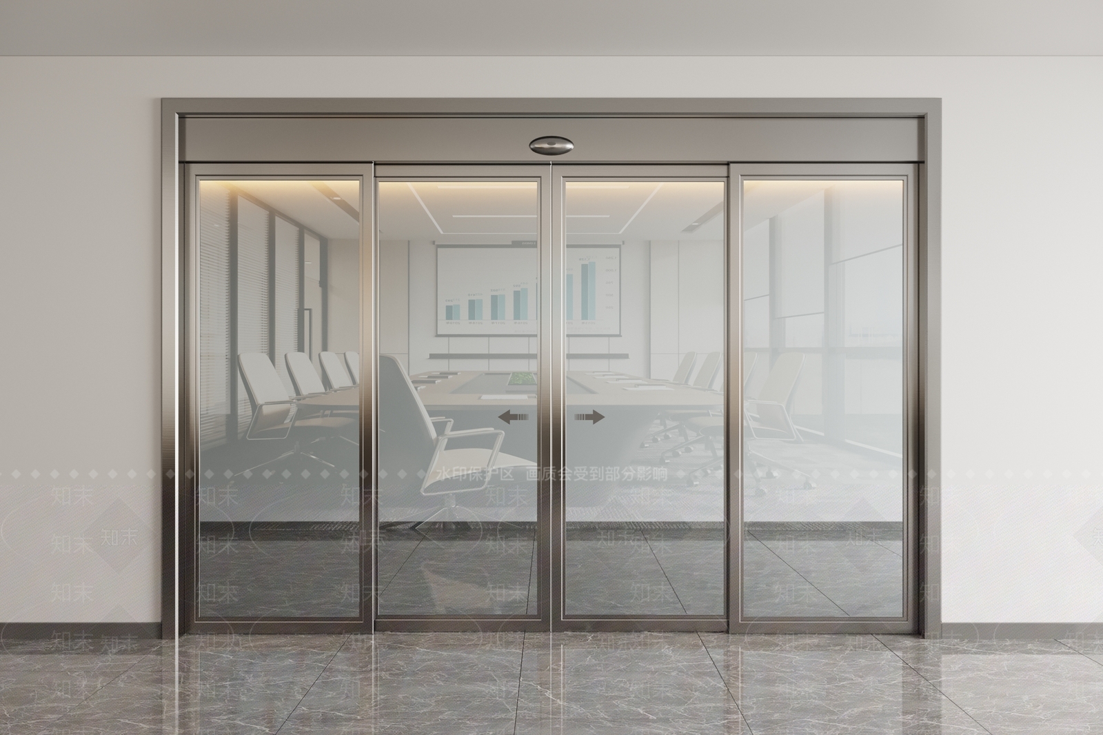 现代电动门3D模型下载【ID:1160293636】