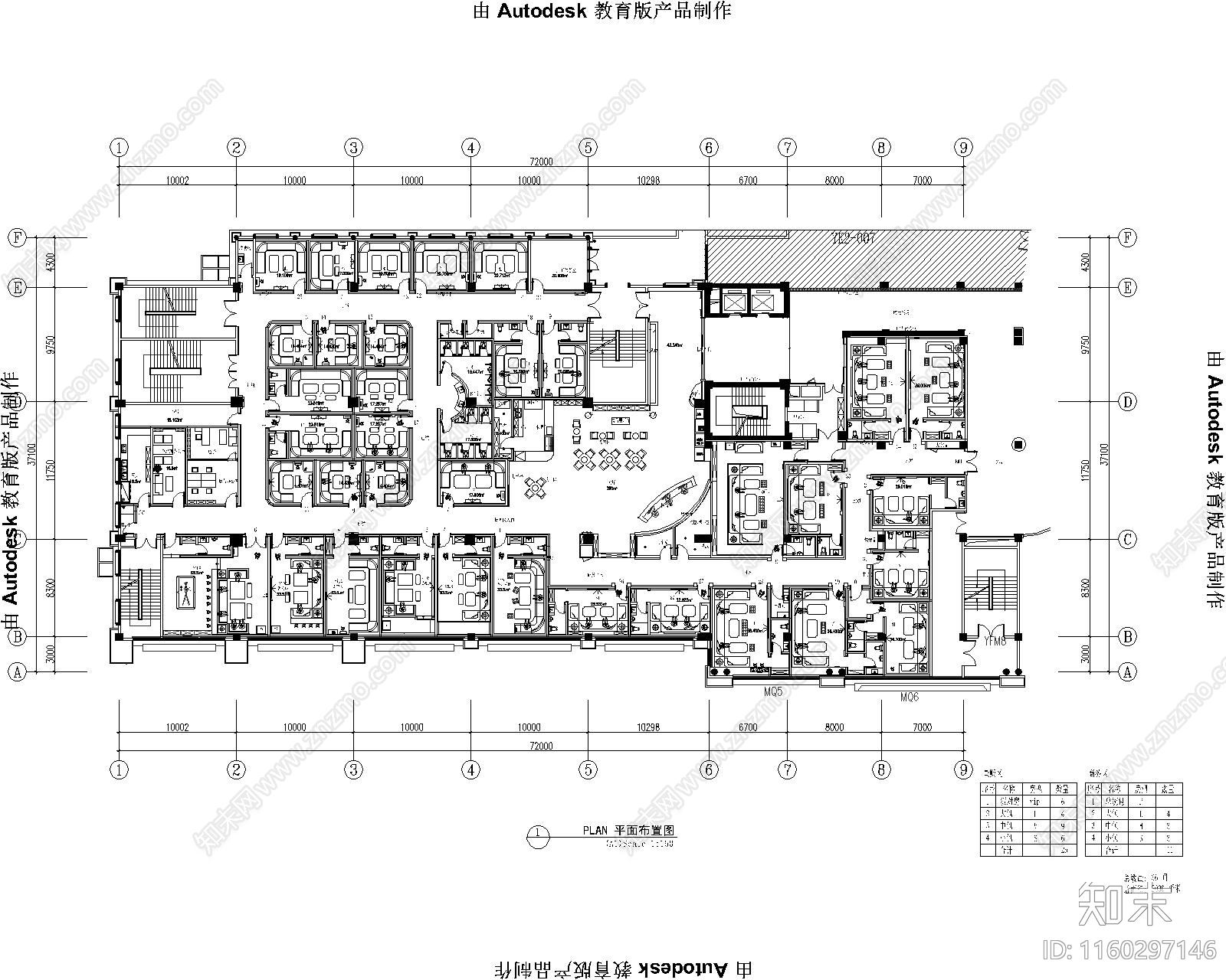 KTV平面方案布置图cad施工图下载【ID:1160297146】