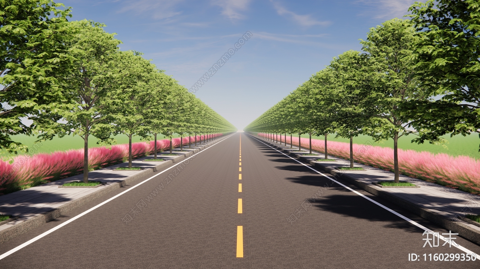 现代道路SU模型下载【ID:1160299350】