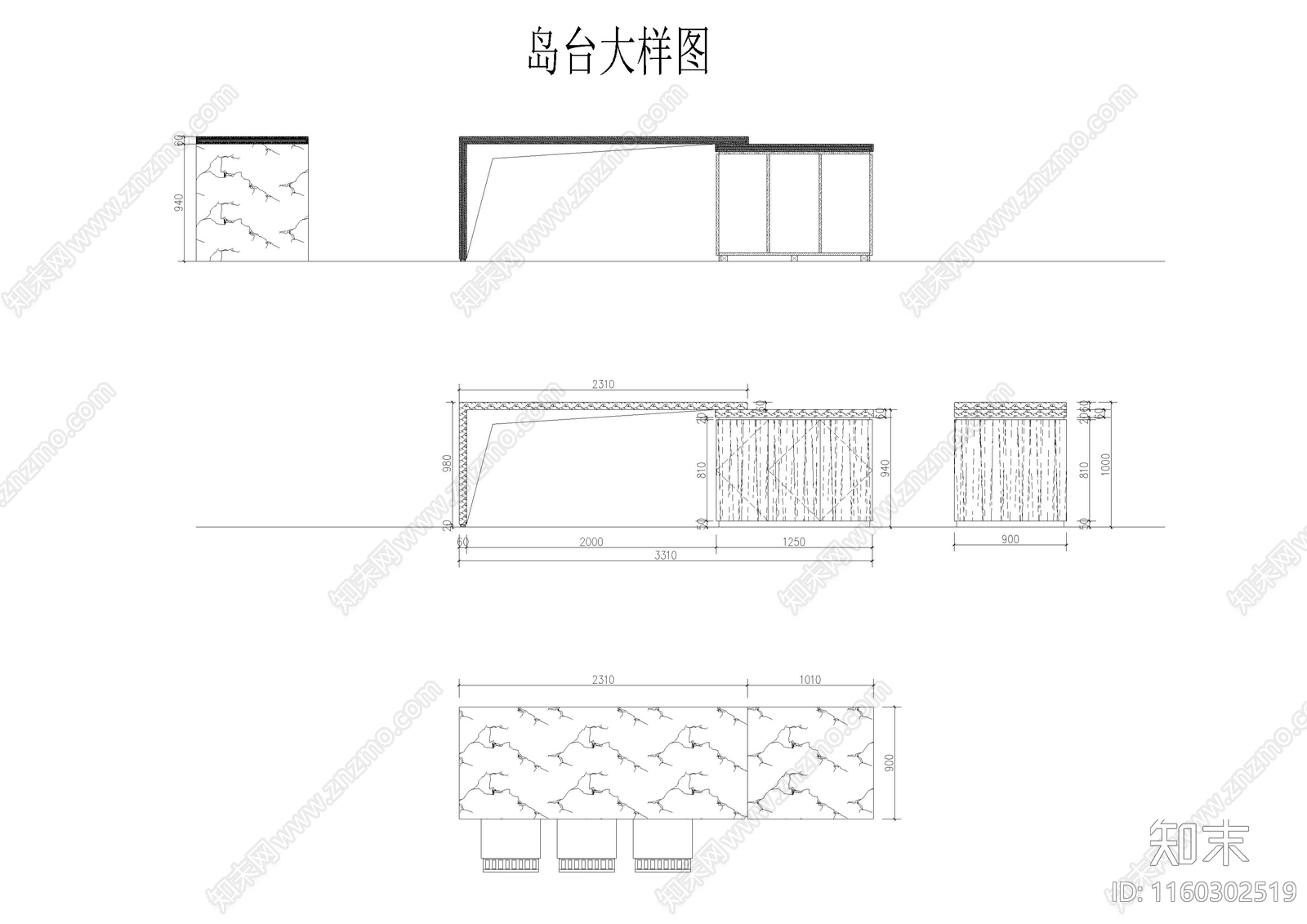 家居餐厅施工图下载【ID:1160302519】