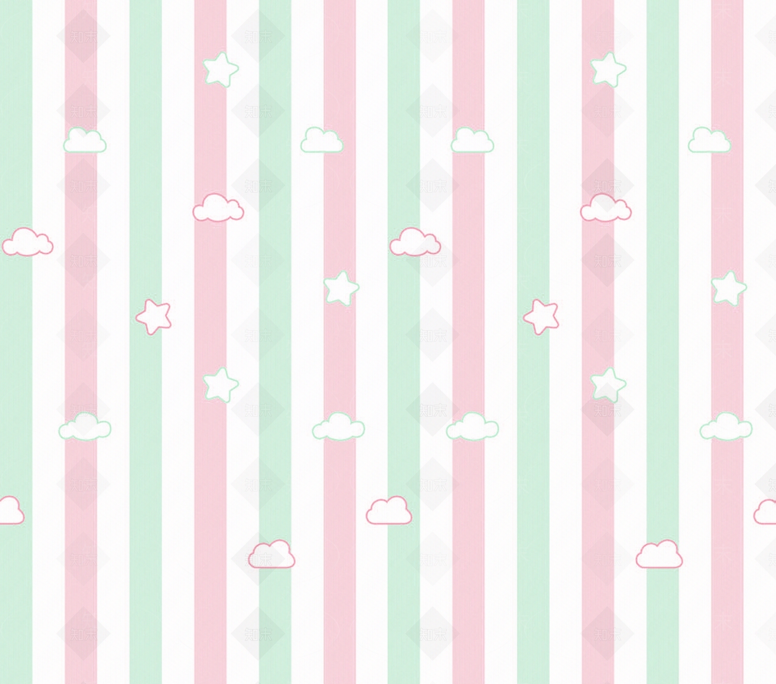 儿童房条纹壁纸壁布贴图下载【ID:1160310152】