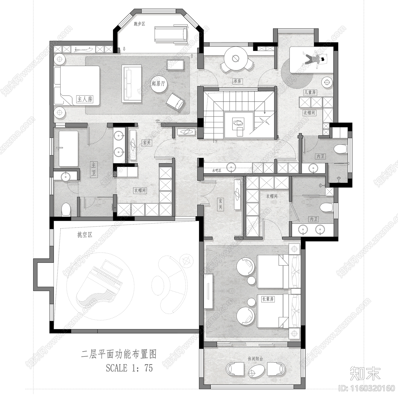 400平别墅施工图下载【ID:1160320160】