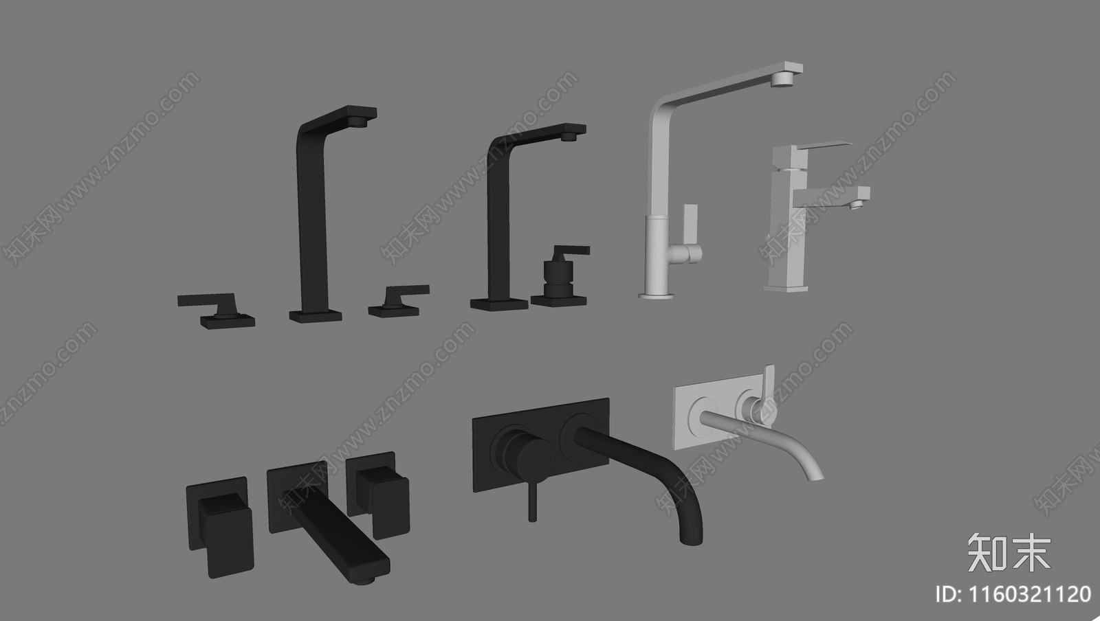 现代水龙头SU模型下载【ID:1160321120】