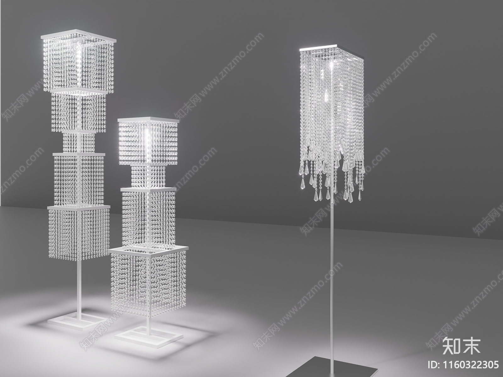 现代简约落地灯SU模型下载【ID:1160322305】