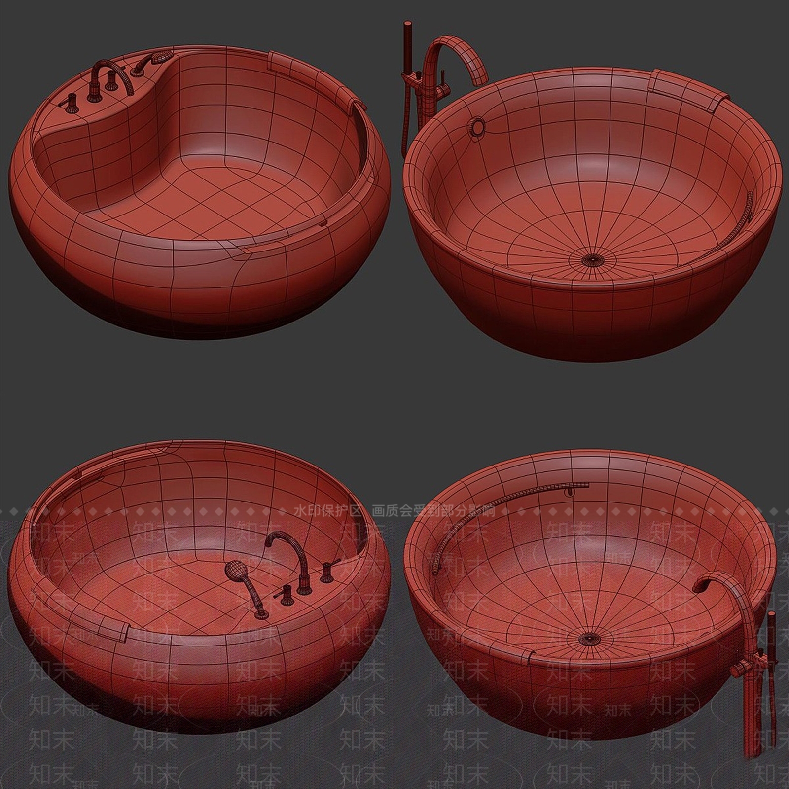 TOTO洗手台3D模型下载【ID:1160328983】