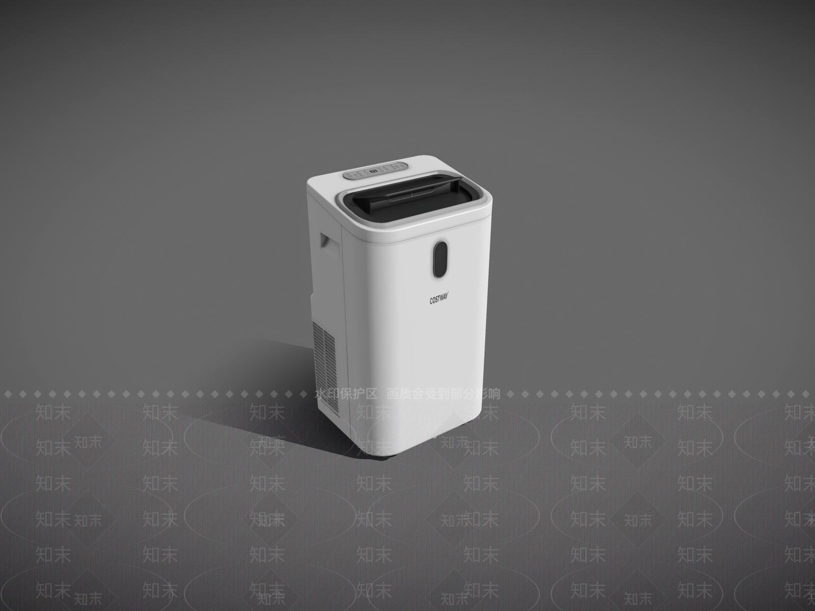 现代空气净化器3D模型下载【ID:1160334983】