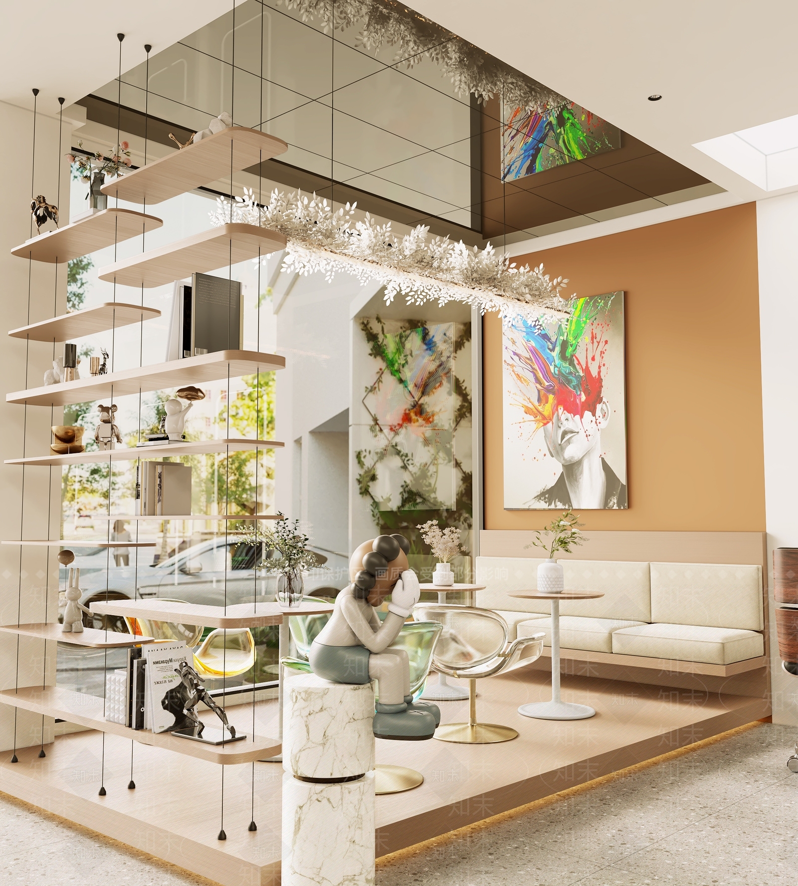 现代理发店3D模型下载【ID:1160335039】