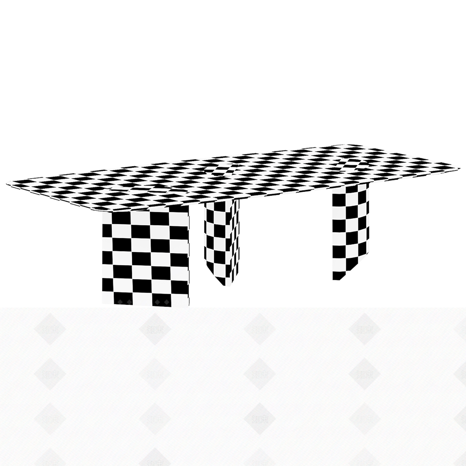 Minotti现代餐桌3D模型下载【ID:1160338805】