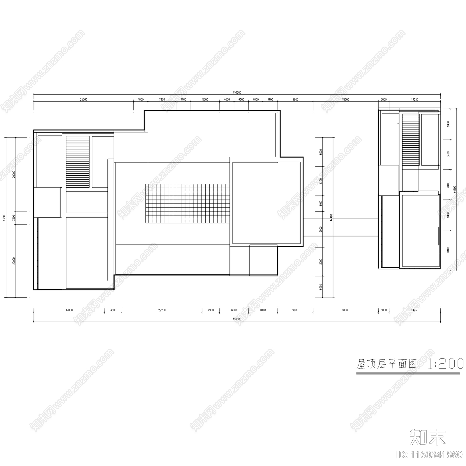 新中式会所建筑CAcad施工图下载【ID:1160341860】