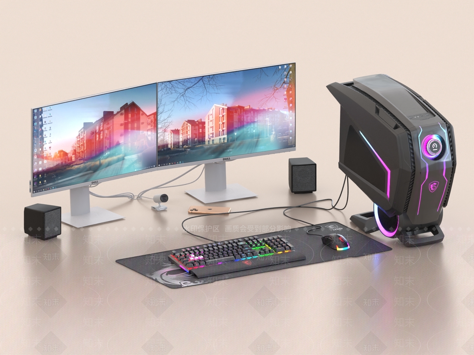 电脑3D模型下载【ID:1160345142】