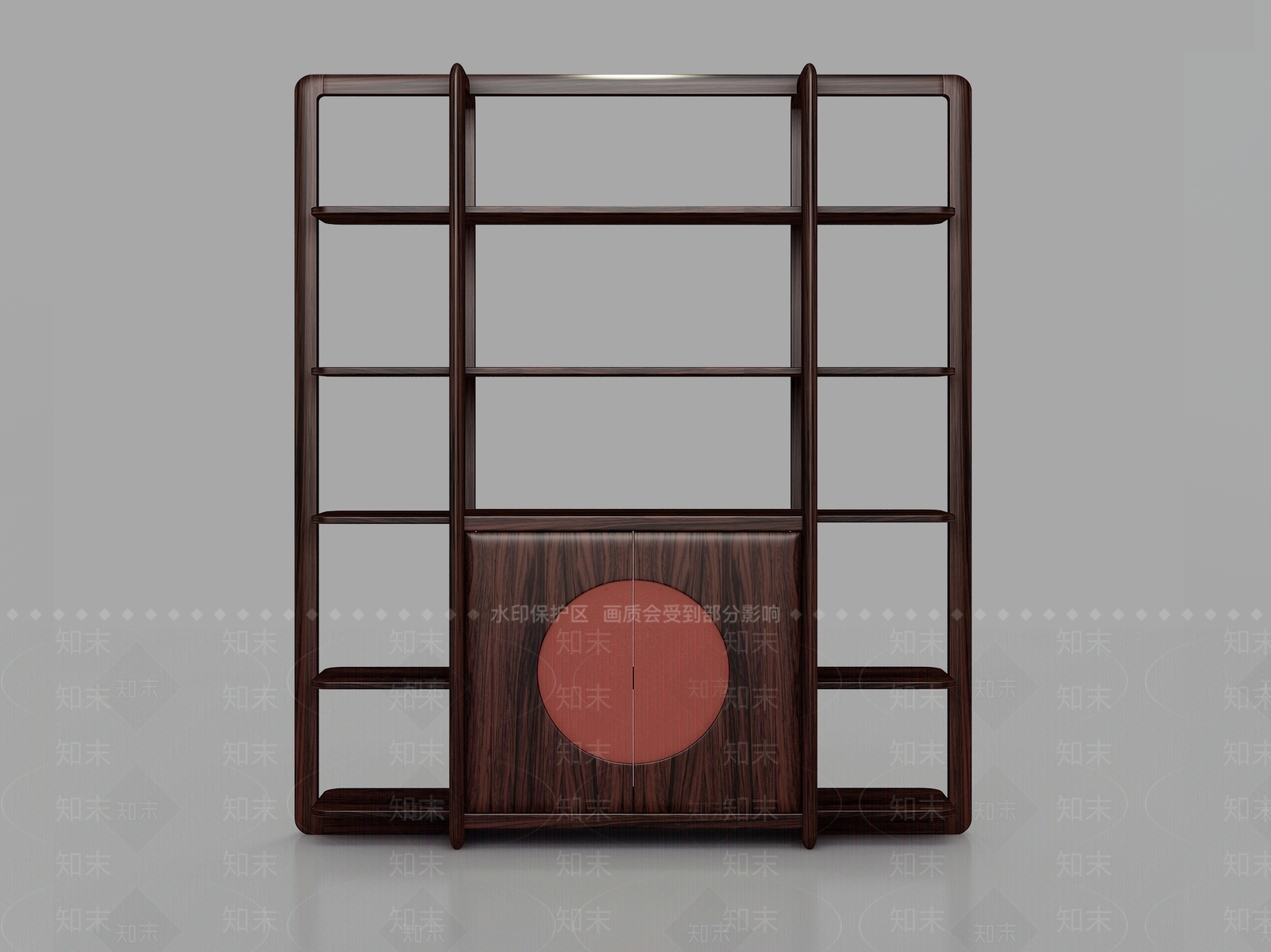 中式轻奢博古架3D模型下载【ID:1160347815】