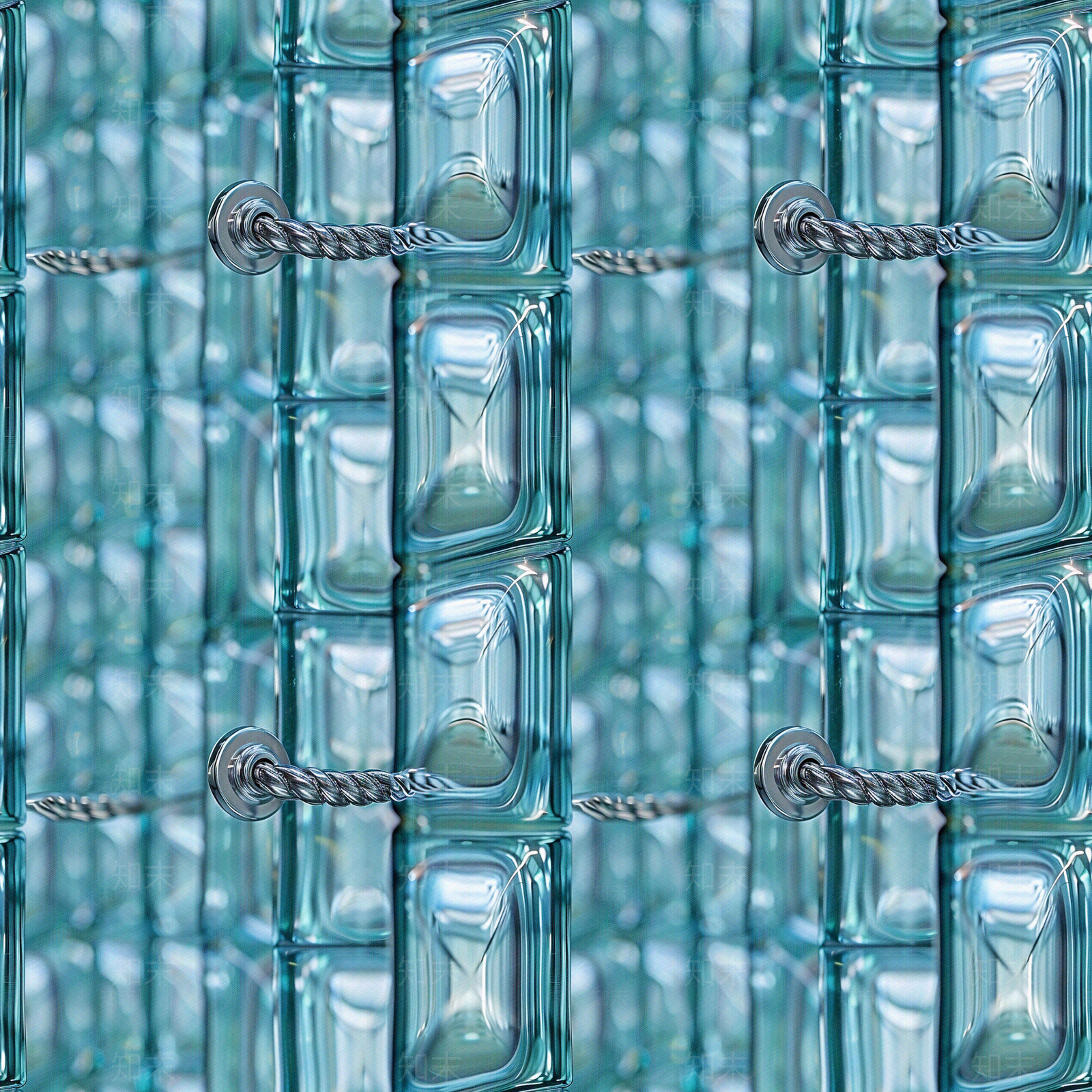 png无缝立体艺术蓝色玻璃贴图下载【ID:1160361004】