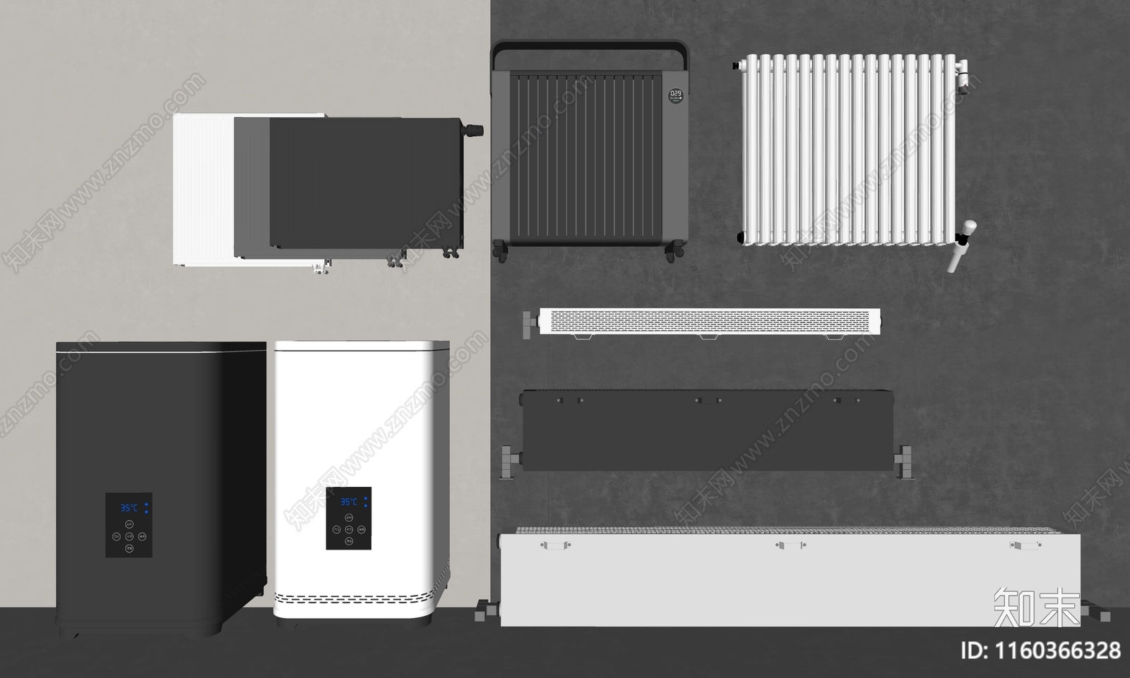 暖气片SU模型下载【ID:1160366328】