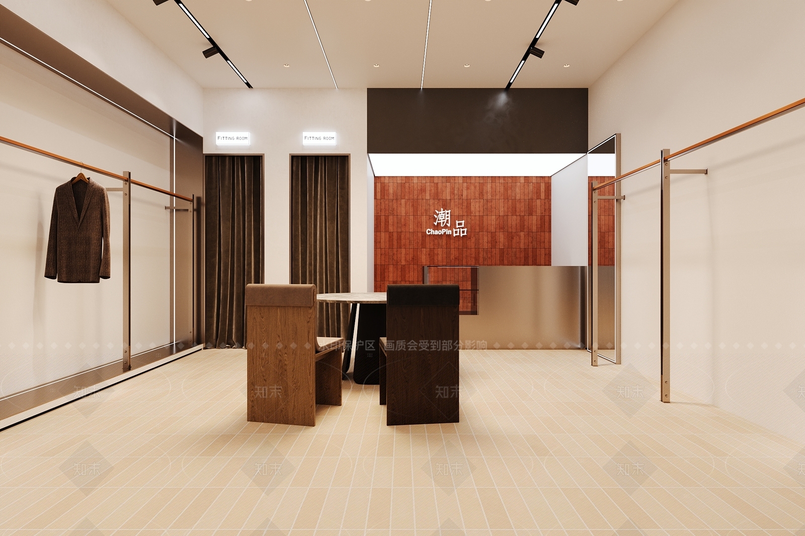 服装店3D模型下载【ID:1214589088】