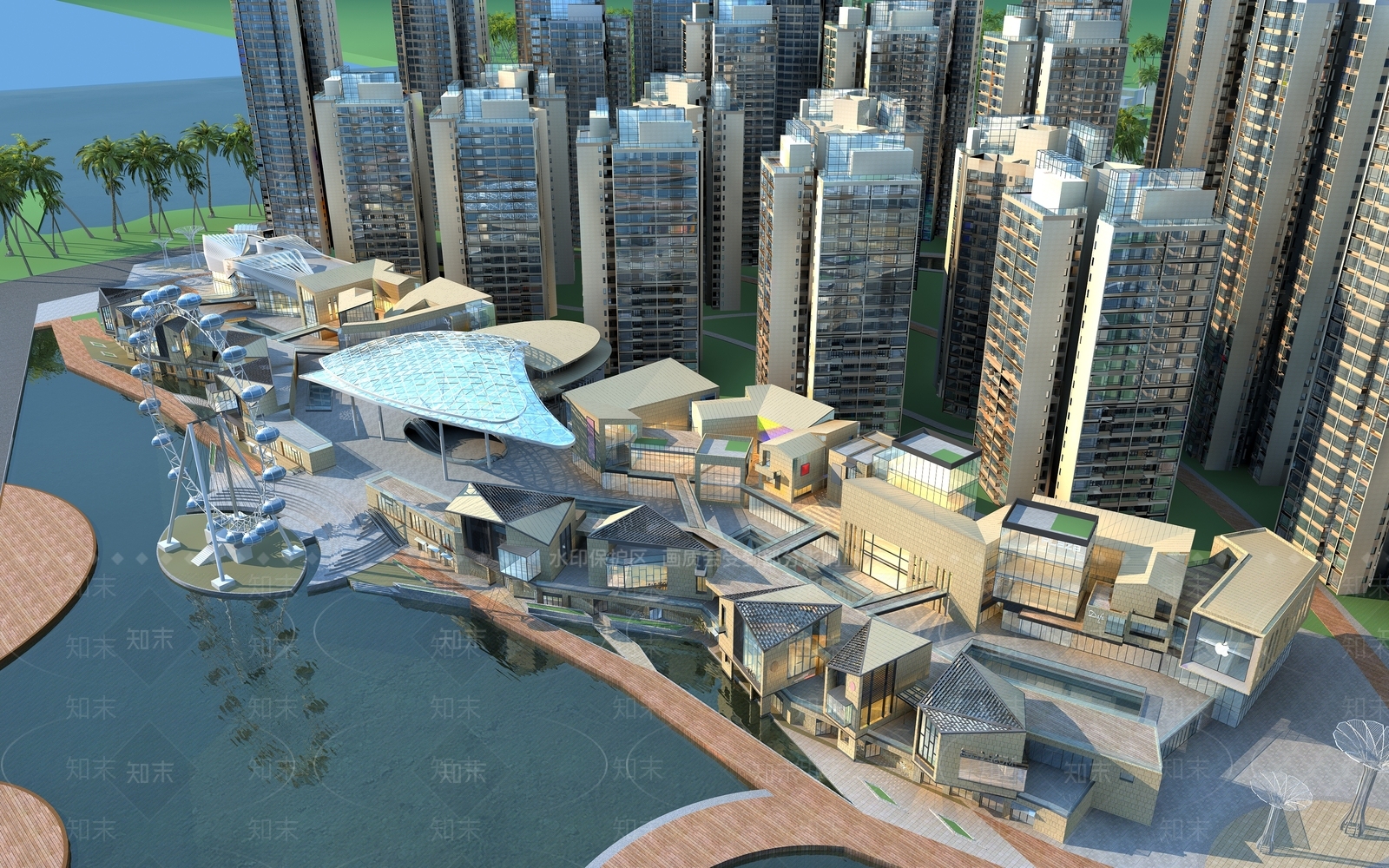 现代风格3D模型下载【ID:1160384341】