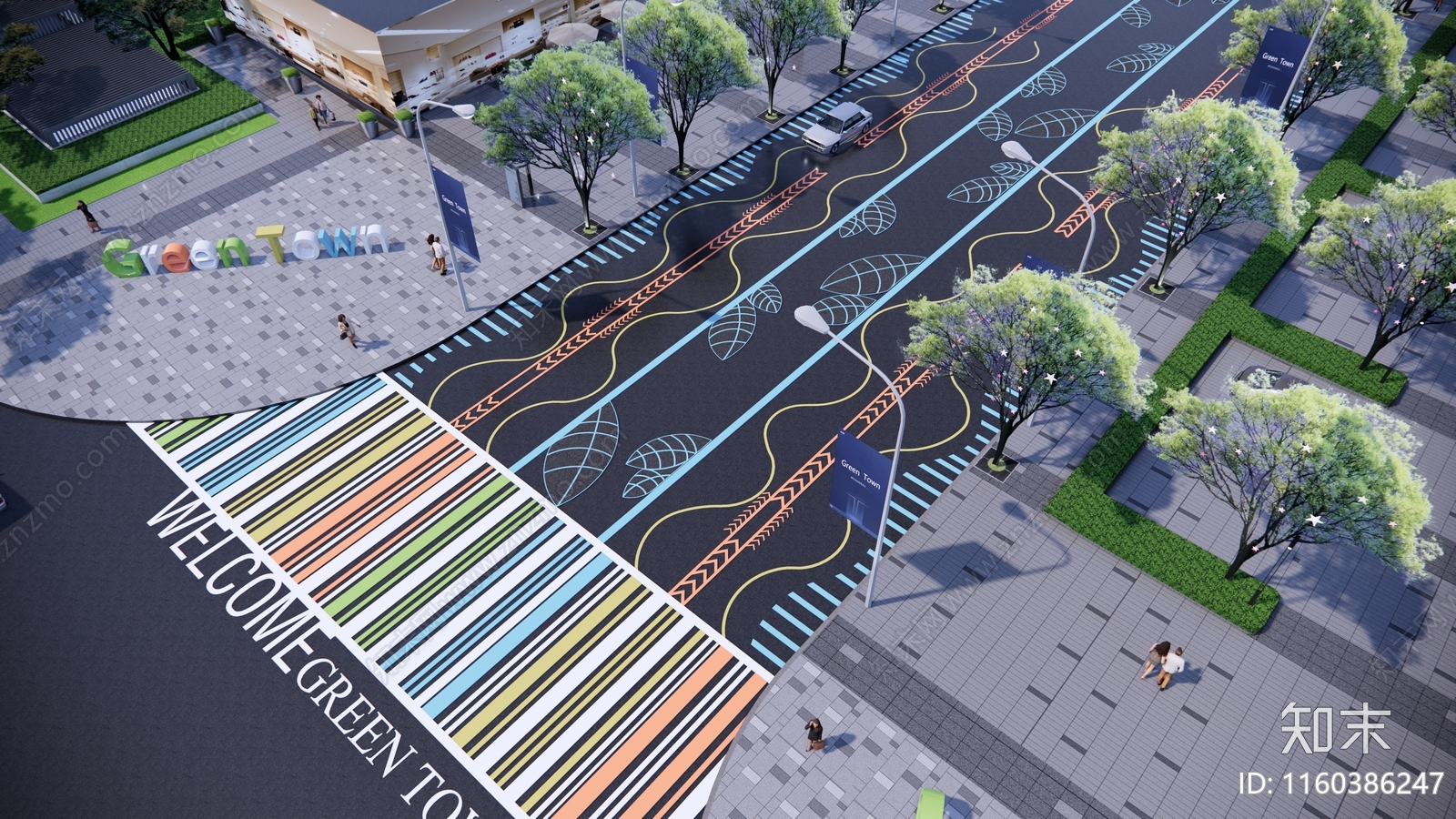 现代道路SU模型下载【ID:1160386247】