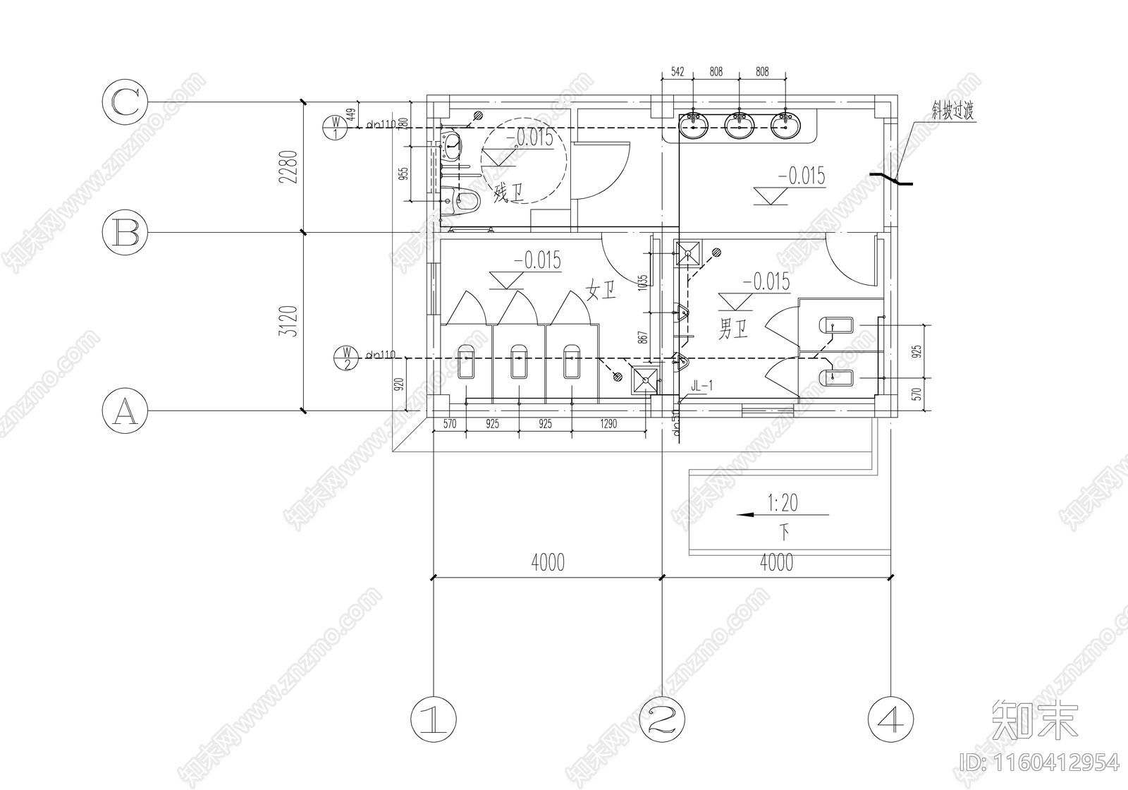 石英制砂厂房及办公楼cad施工图下载【ID:1160412954】