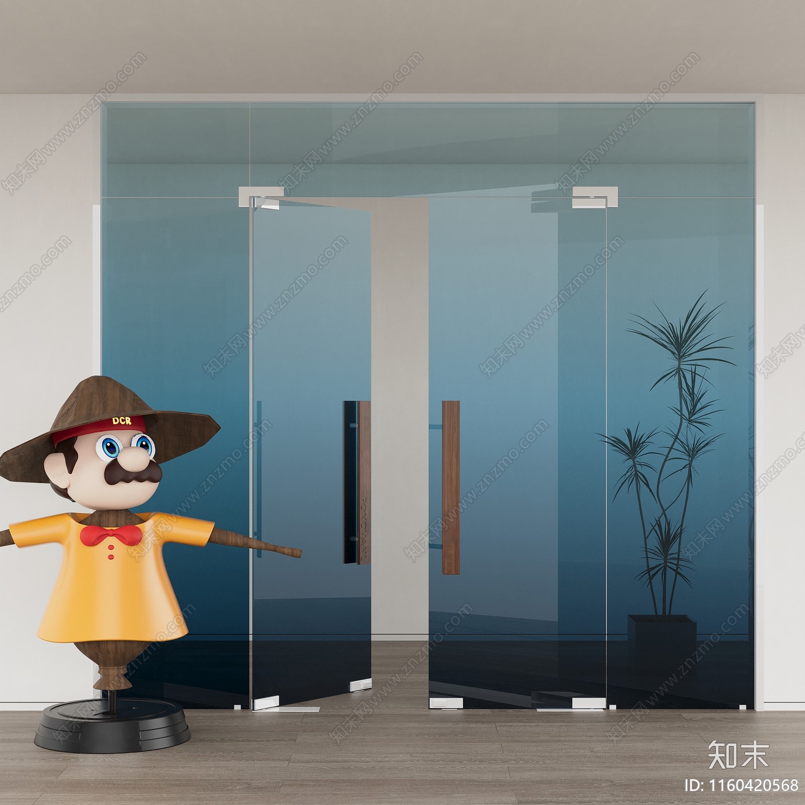 蓝色渐变玻璃贴图下载【ID:1160420568】