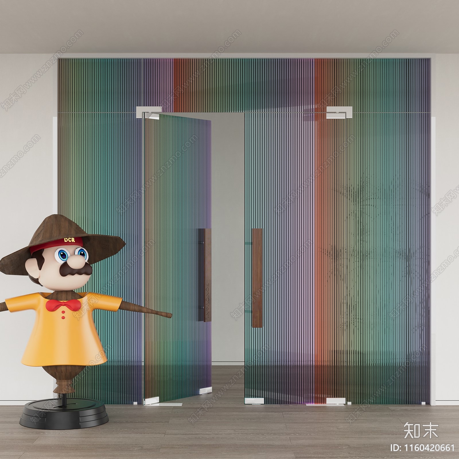 渐变长虹玻璃贴图下载【ID:1160420661】