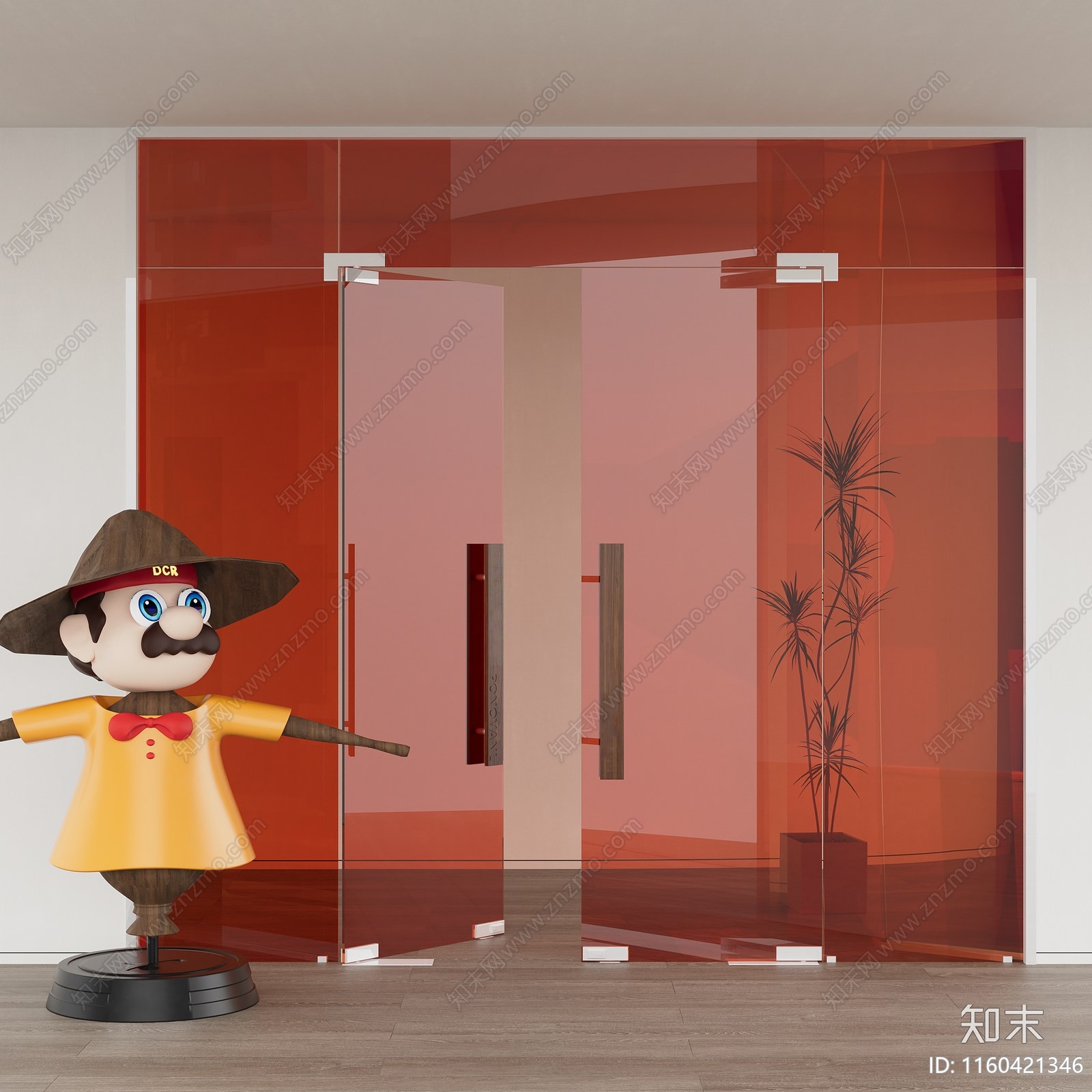 橙色有色亚克力贴图下载【ID:1160421346】