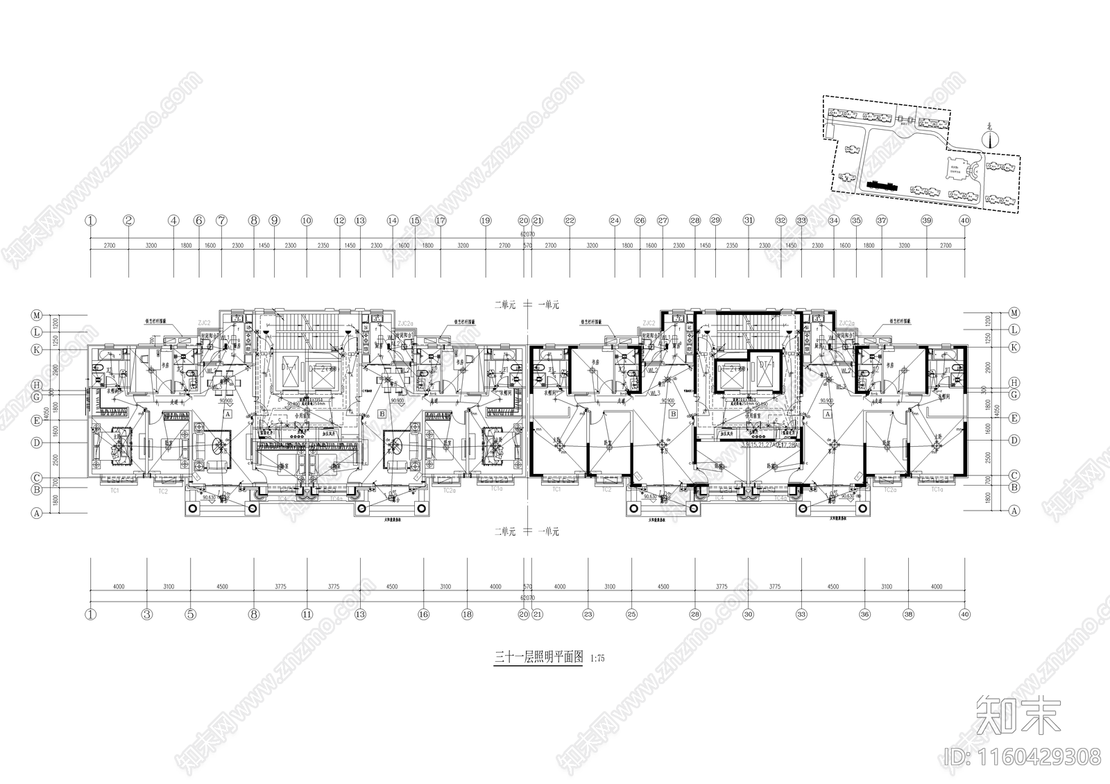 某高层住宅及配套电气施工图下载【ID:1160429308】