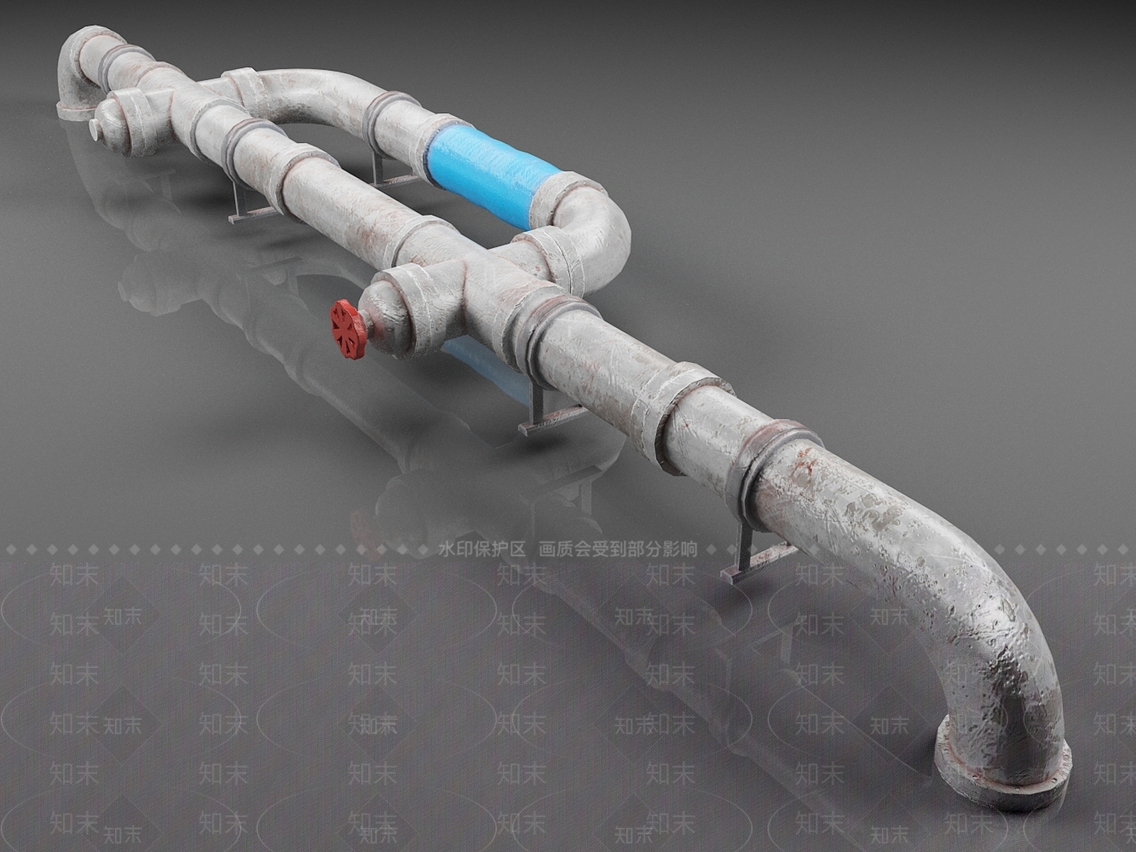 水管3D模型下载【ID:1160433235】