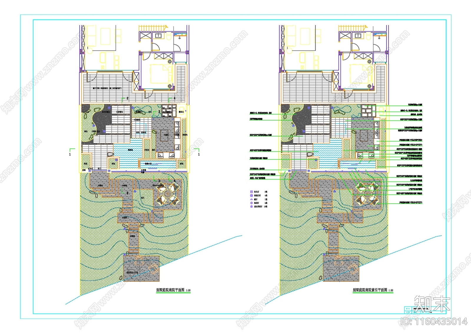 安吉桃花源别墅庭院施工图下载【ID:1160435014】
