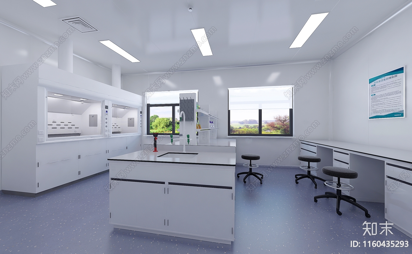 现代植物学实验室3D模型下载【ID:1160435293】