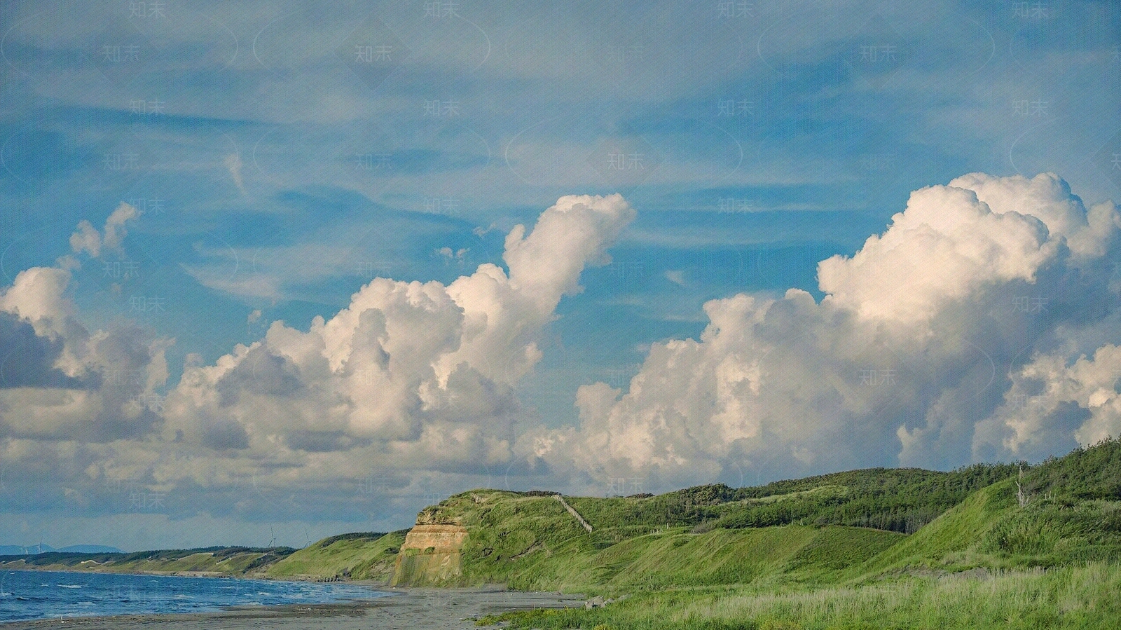 晴朗的天空和山贴图下载【ID:1160442410】