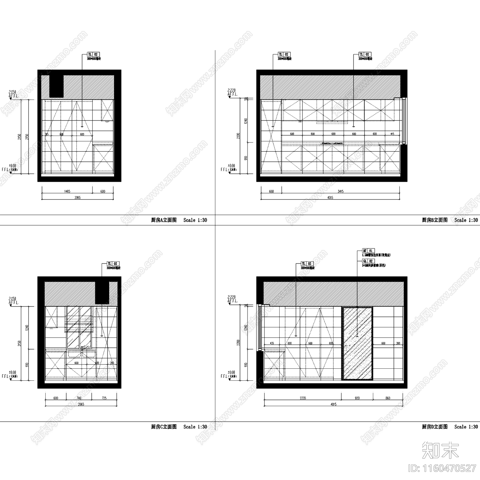 现代简约上海东樱三室两厅平层室内家装cad施工图下载【ID:1160470527】