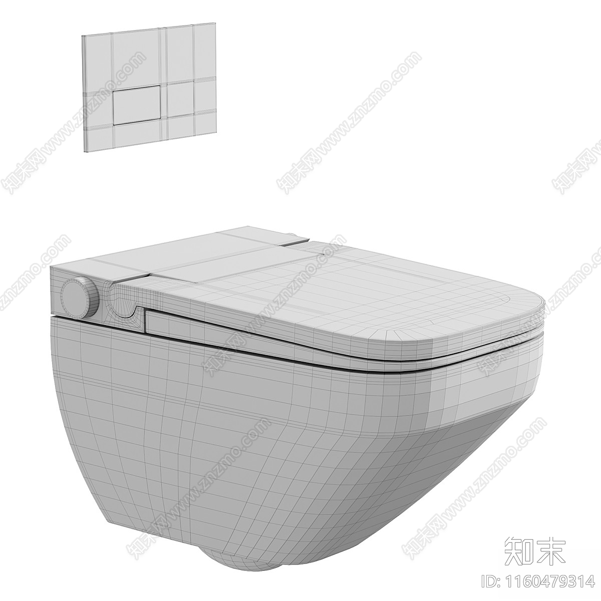 马桶3D模型下载【ID:1160479314】