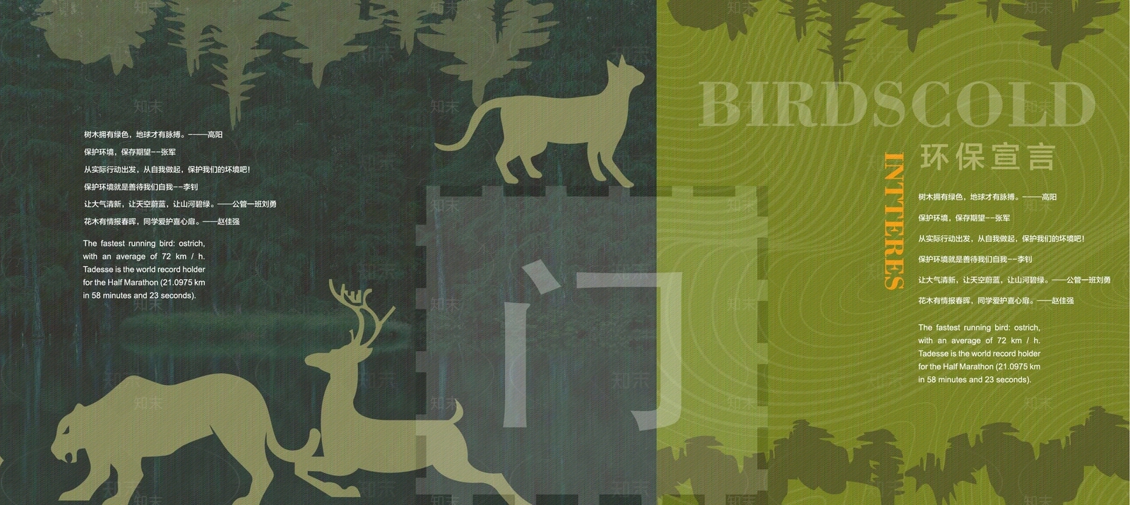 现代森林科普馆文化墙贴图下载【ID:1160483223】