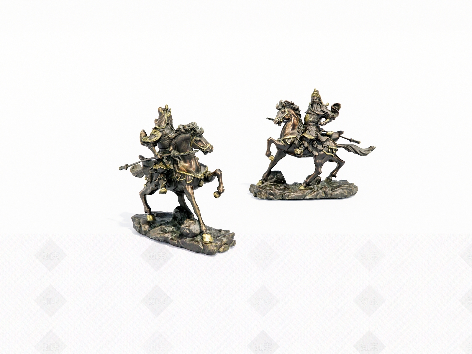 现代老旧关羽雕像3D模型下载【ID:1160487719】