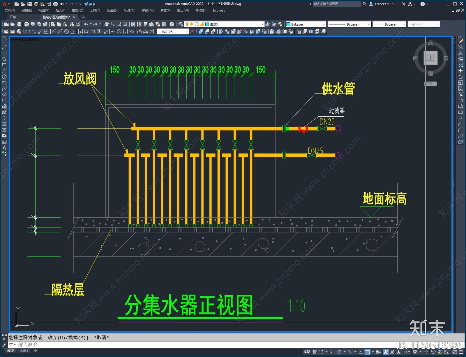 住宅小区地暖图纸施工图下载【ID:1160513386】