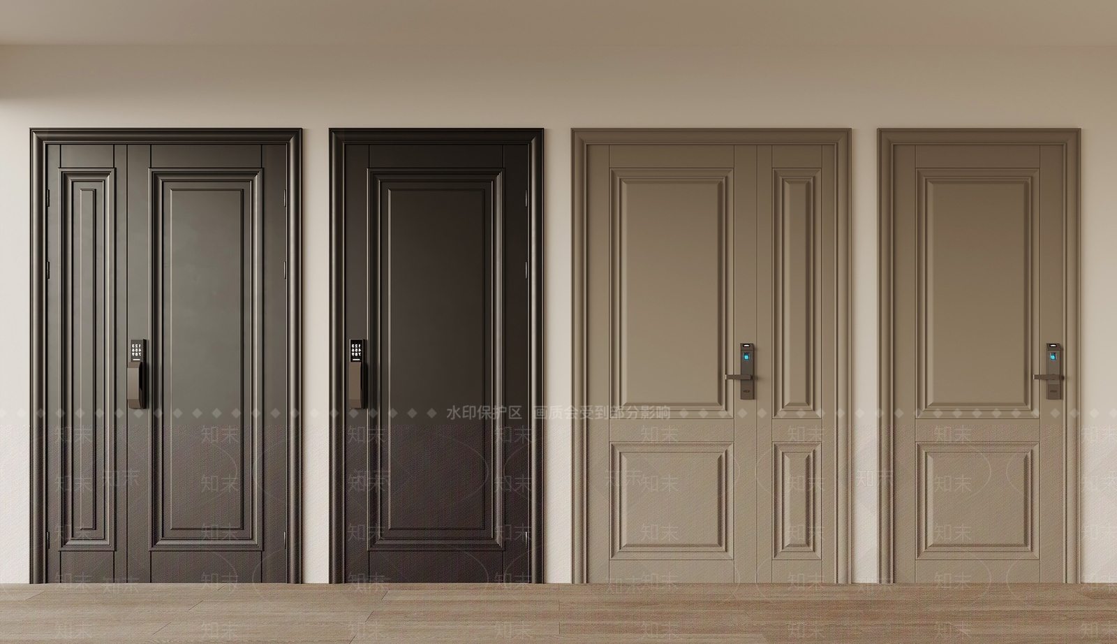 现代入户门3D模型下载【ID:1160520660】