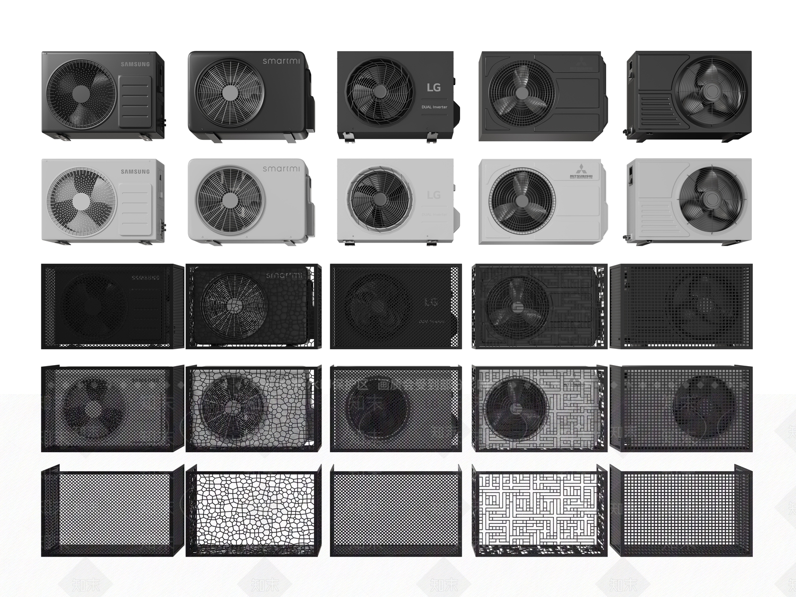 空调外机3D模型下载【ID:1160523596】