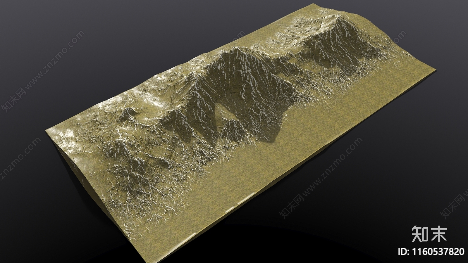 现代雪山3D模型下载【ID:1160537820】