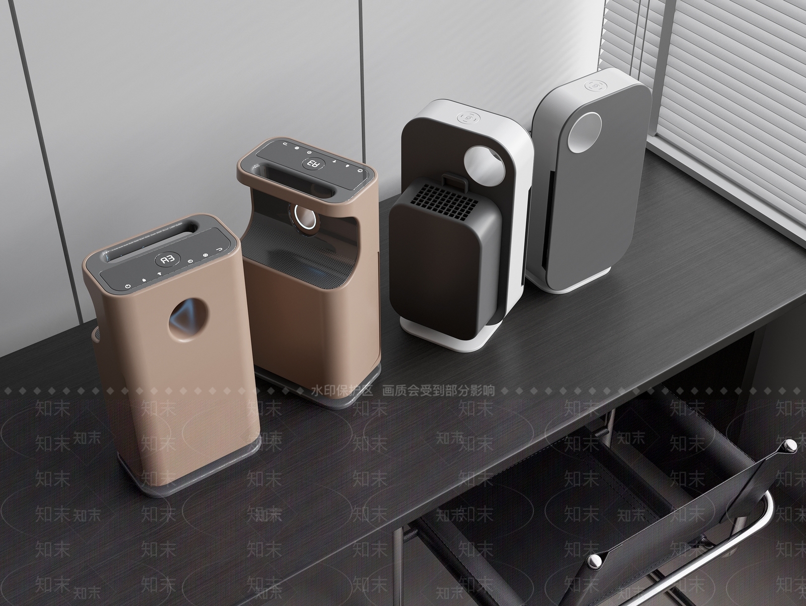 空气净化器3D模型下载【ID:1160544455】