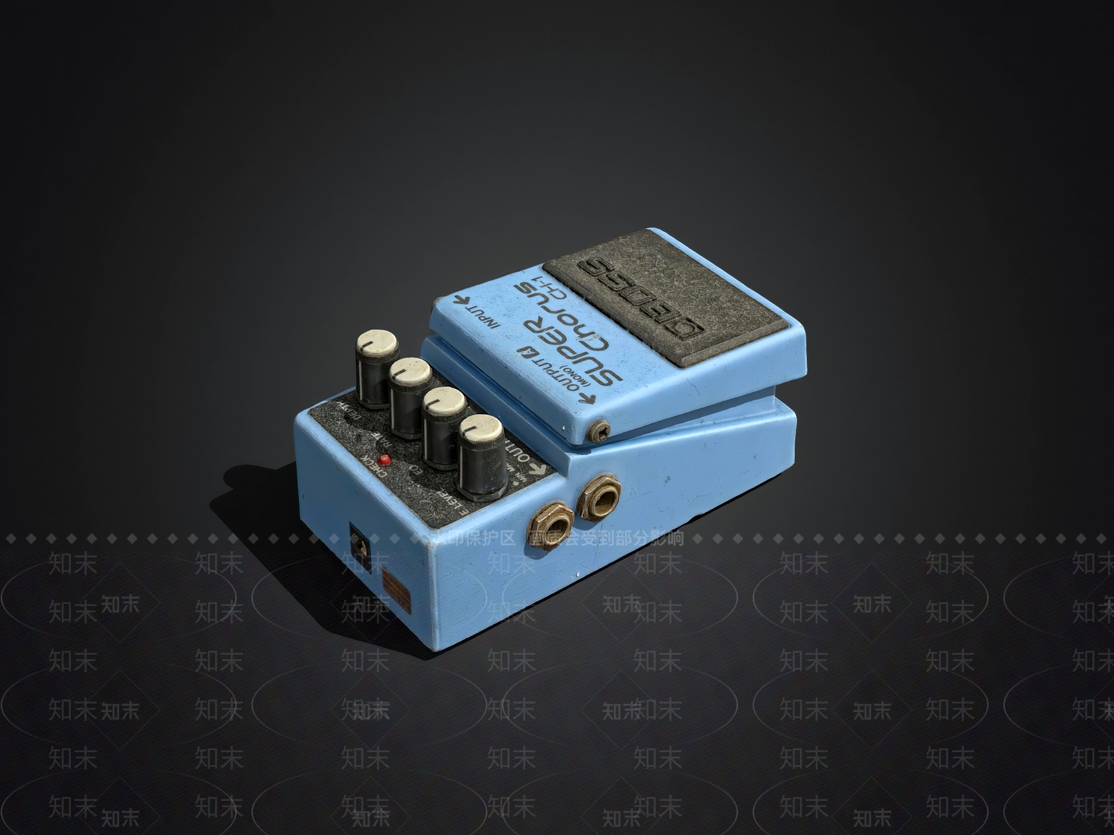 电吉他单块效果器3D模型下载【ID:1160546582】