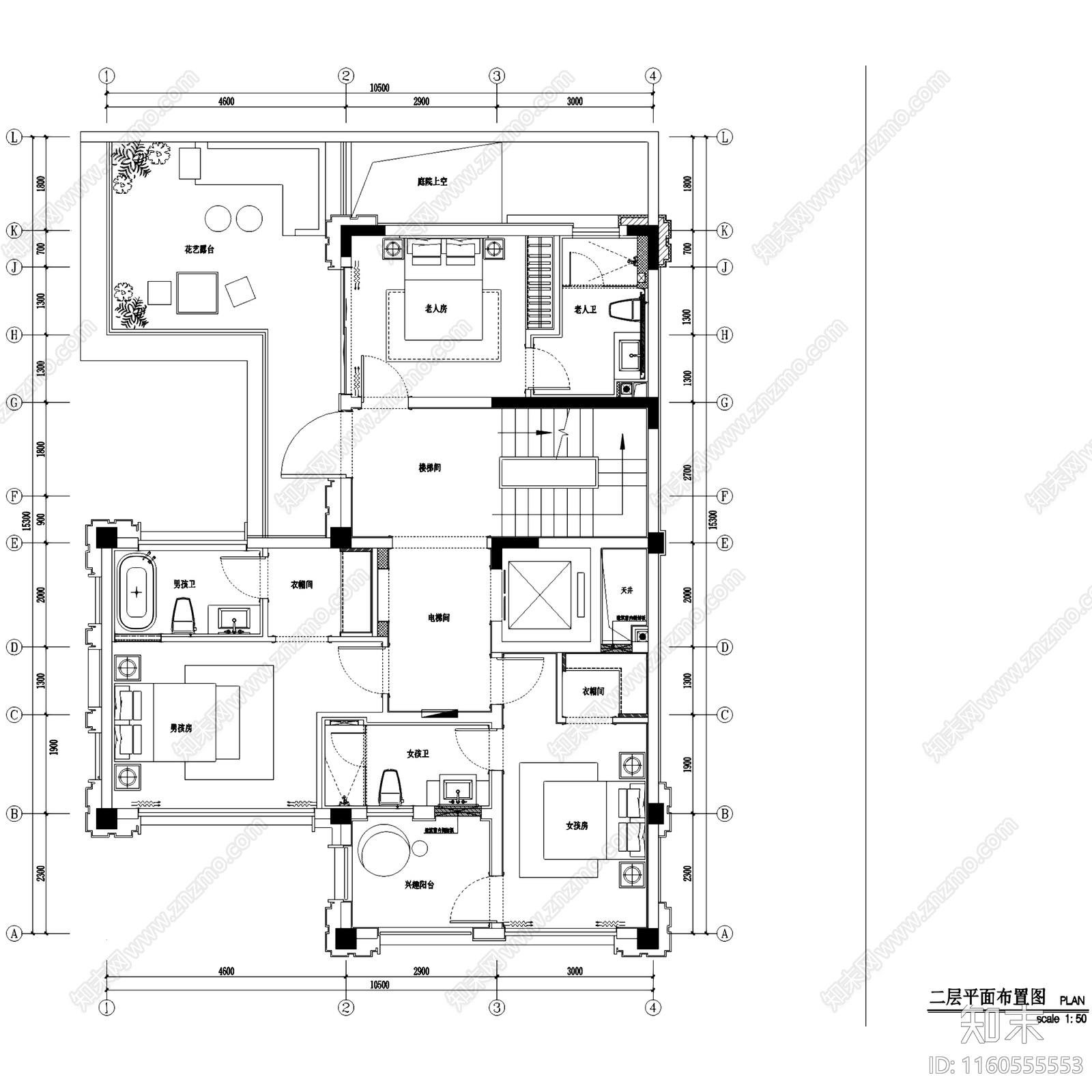 现代简约重庆金科九曲河独院端户三层别墅室内家装cad施工图下载【ID:1160555553】