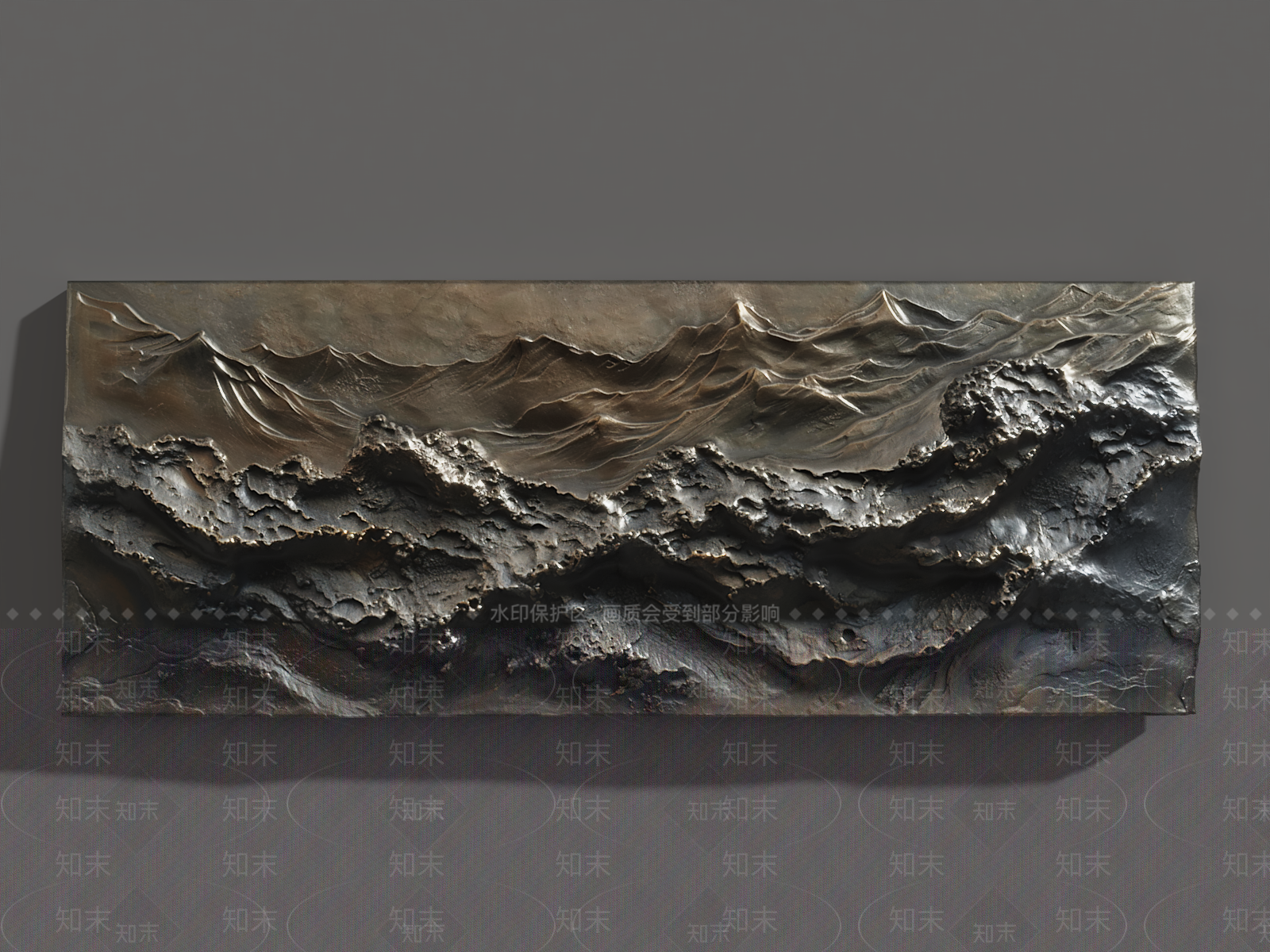 现代铁艺浮雕3D模型下载【ID:1160557545】