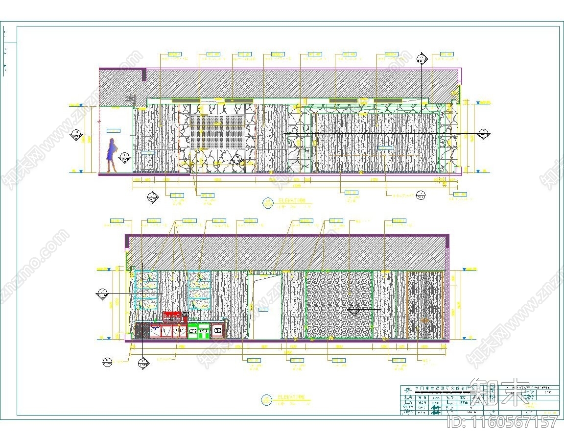 售楼接待中心cad施工图下载【ID:1160567157】