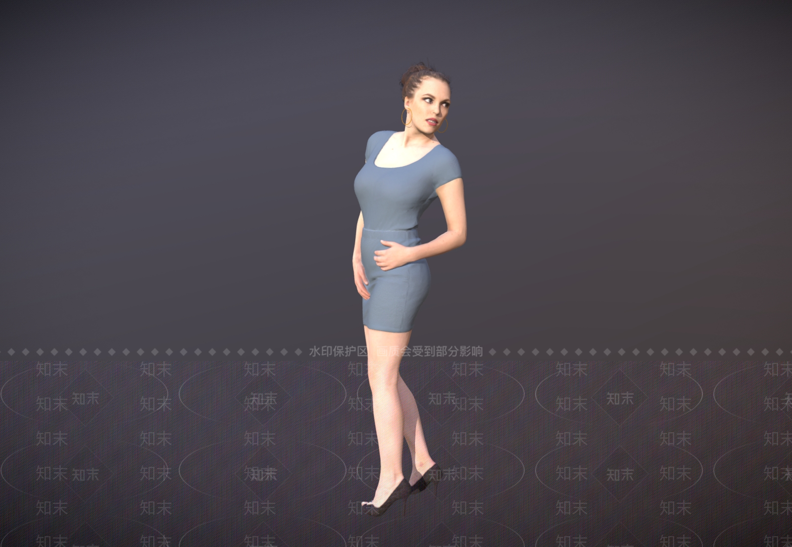 商务站姿女人SU模型下载【ID:1160569480】